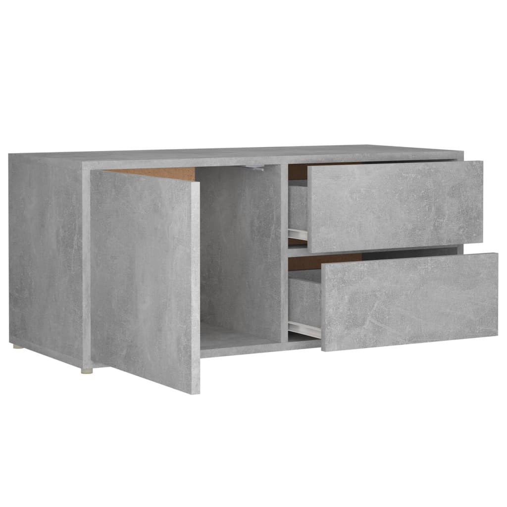 TV-taso betoninharmaa 80x34x36 cm - Sisustajankoti.fi