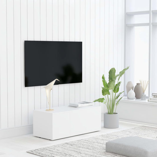 TV-taso valkoinen 80x34x30 cm - Sisustajankoti.fi