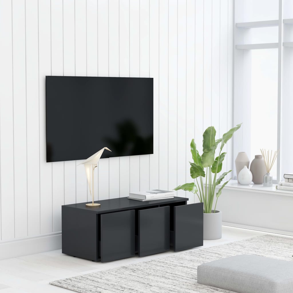 TV-taso harmaa 80x34x30 cm - Sisustajankoti.fi