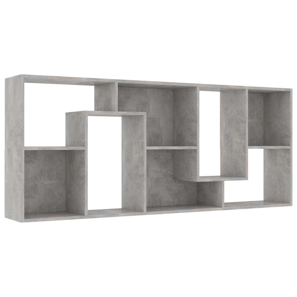 Kirjahylly betoninharmaa 67x24x161 cm - Sisustajankoti.fi