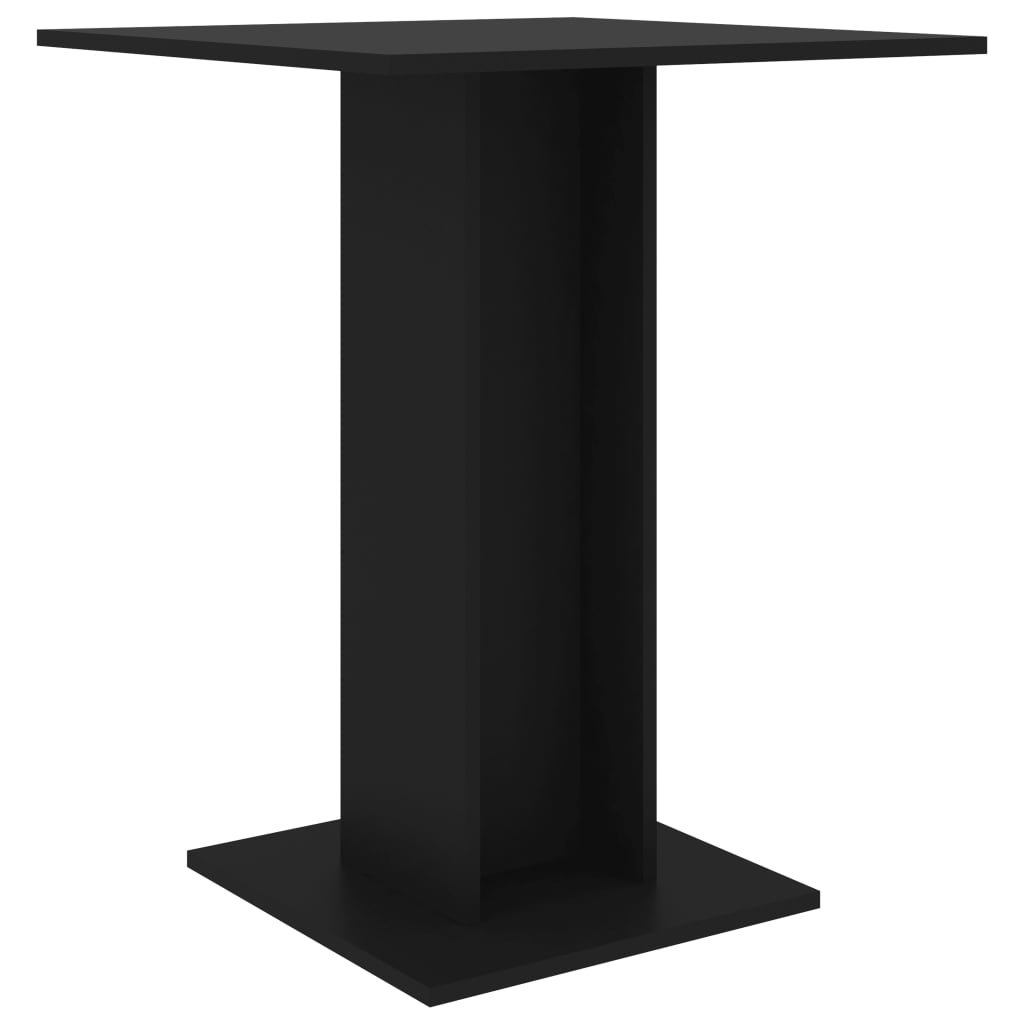Bistropöytä musta 60x60x75 cm - Sisustajankoti.fi