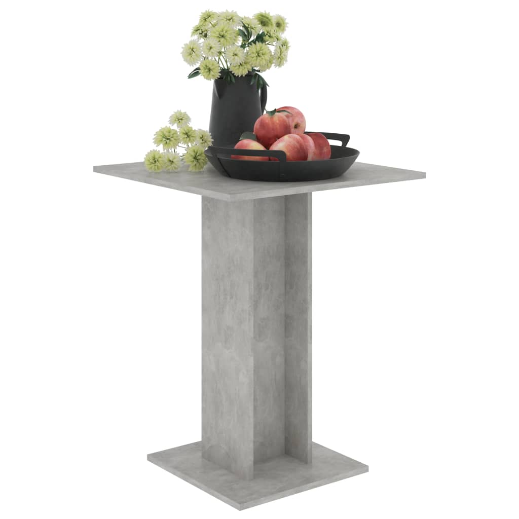 Bistropöytä betoninharmaa 60x60x75 cm - Sisustajankoti.fi