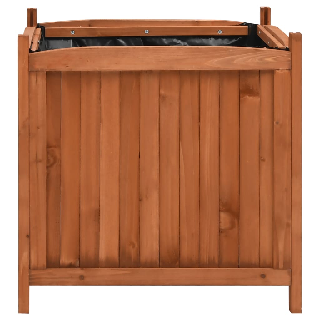 Korotetut kukkalaatikot 2 kpl 50x50x50 cm kuusi - Sisustajankoti.fi