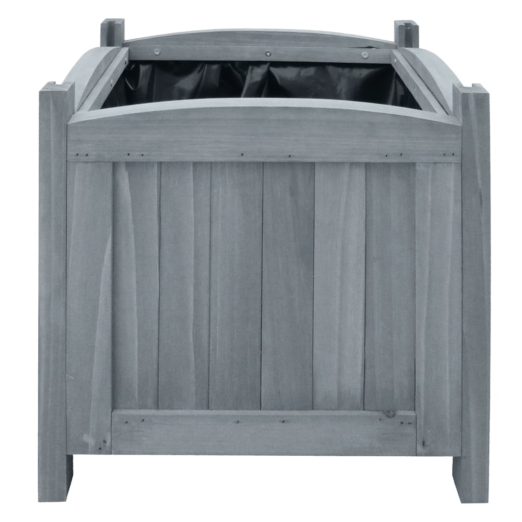 Korotetut kukkalaatikot 2 kpl 30x30x30 cm täysi kuusi - Sisustajankoti.fi