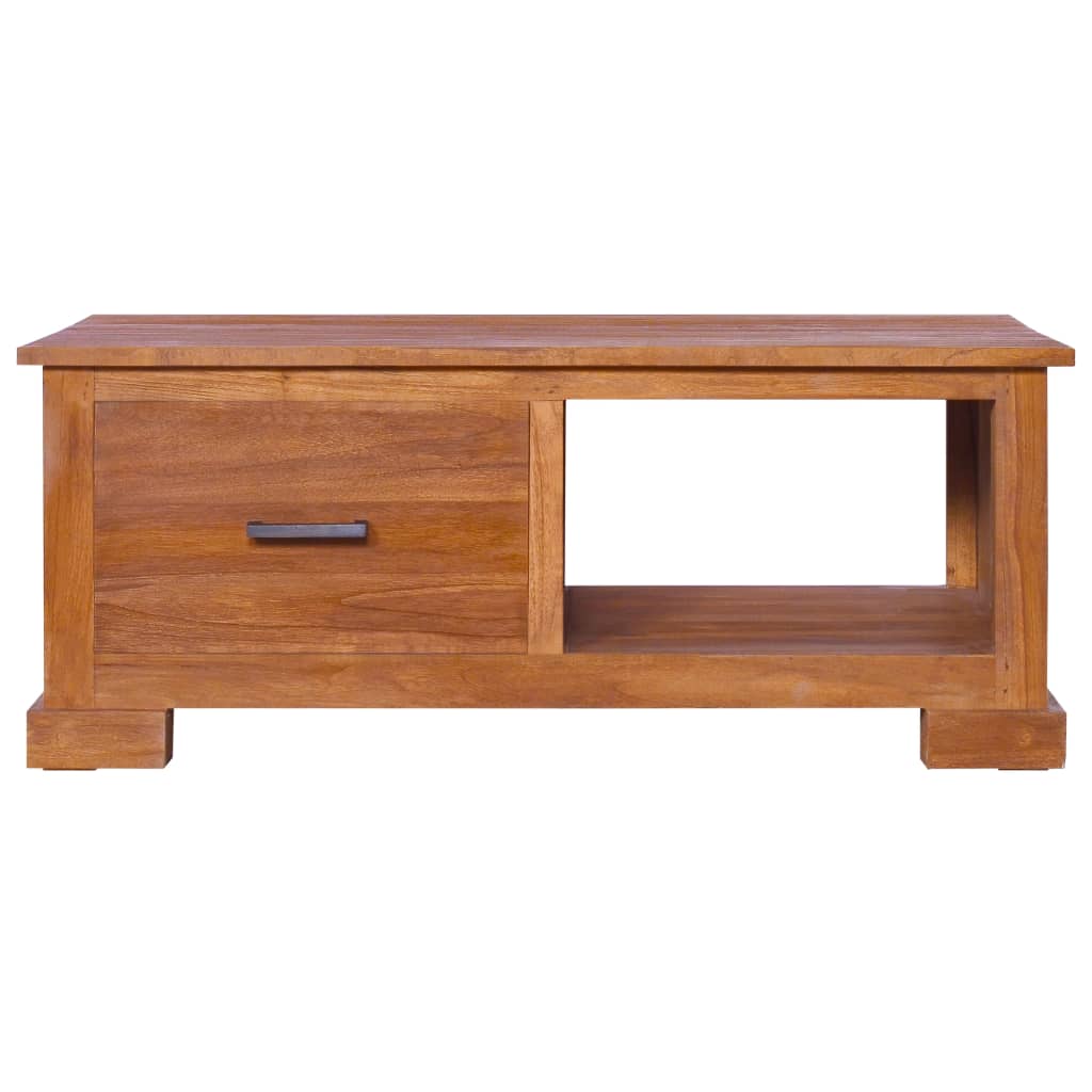 TV-taso 90x50x37 cm täysi tiikki - Sisustajankoti.fi