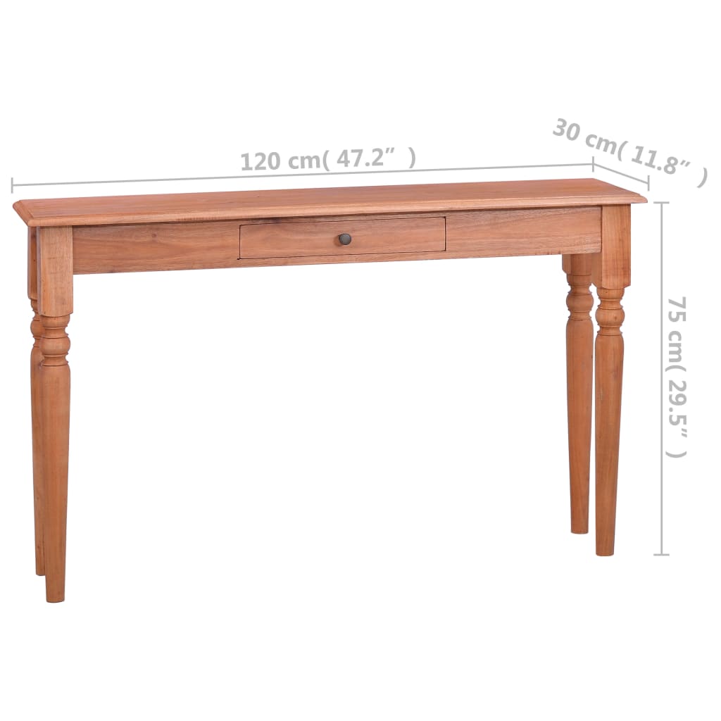Konsolipöytä 120 cm täysi mahonki - Sisustajankoti.fi