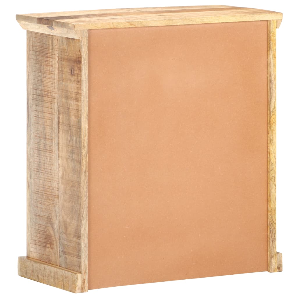 Senkki 65x32x70 cm täysi mangopuu ja luonnollinen ruoko - Sisustajankoti.fi