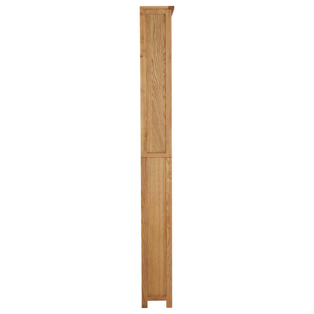 7-kerroksinen kirjahylly 90x22,5x200 cm täysi tammi - Sisustajankoti.fi