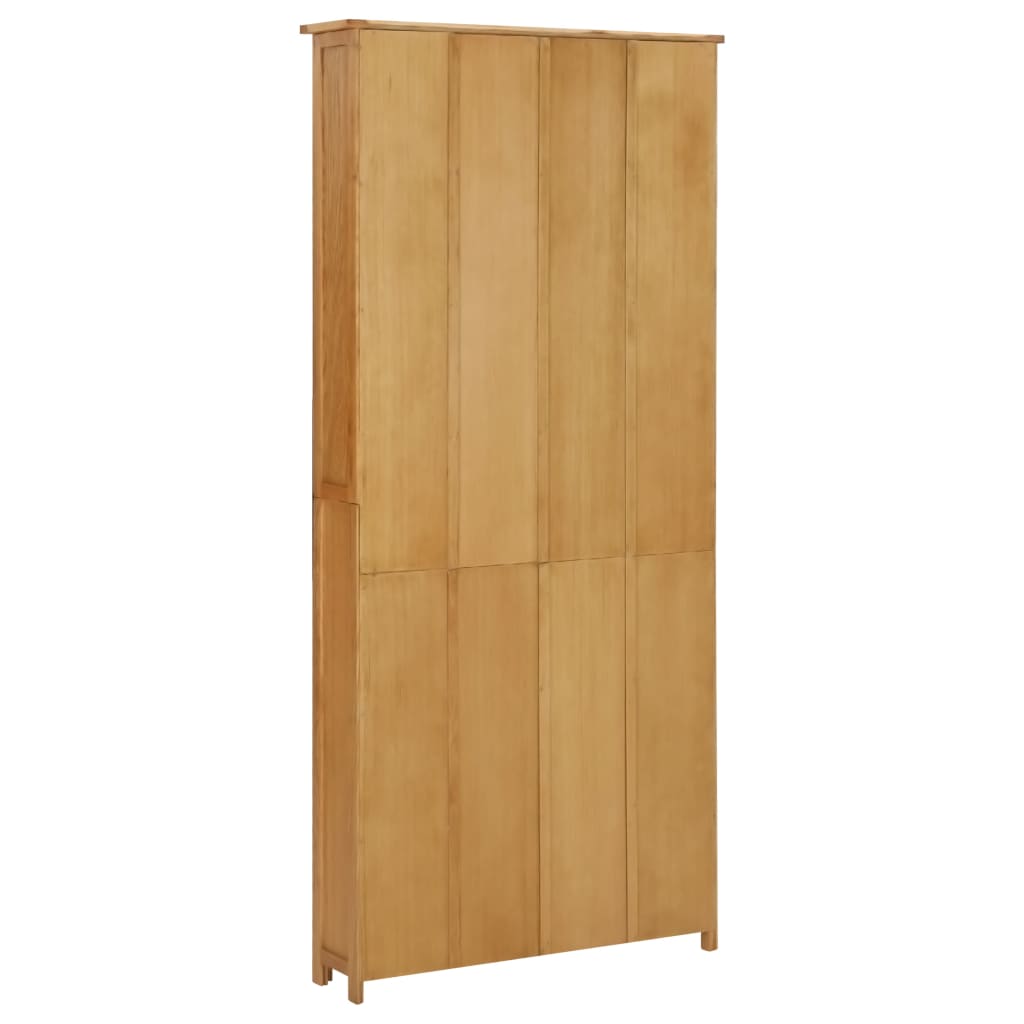7-kerroksinen kirjahylly 90x22,5x200 cm täysi tammi - Sisustajankoti.fi