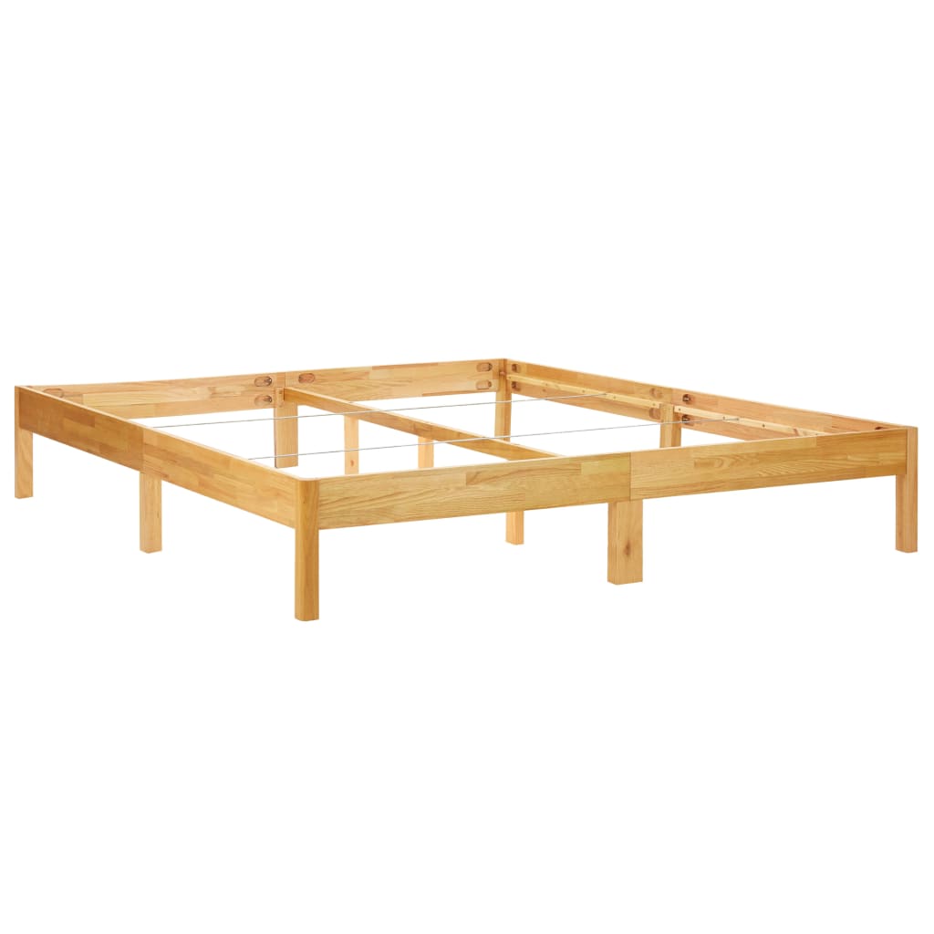 Sängynrunko täysi tammi 200x200 cm - Sisustajankoti.fi