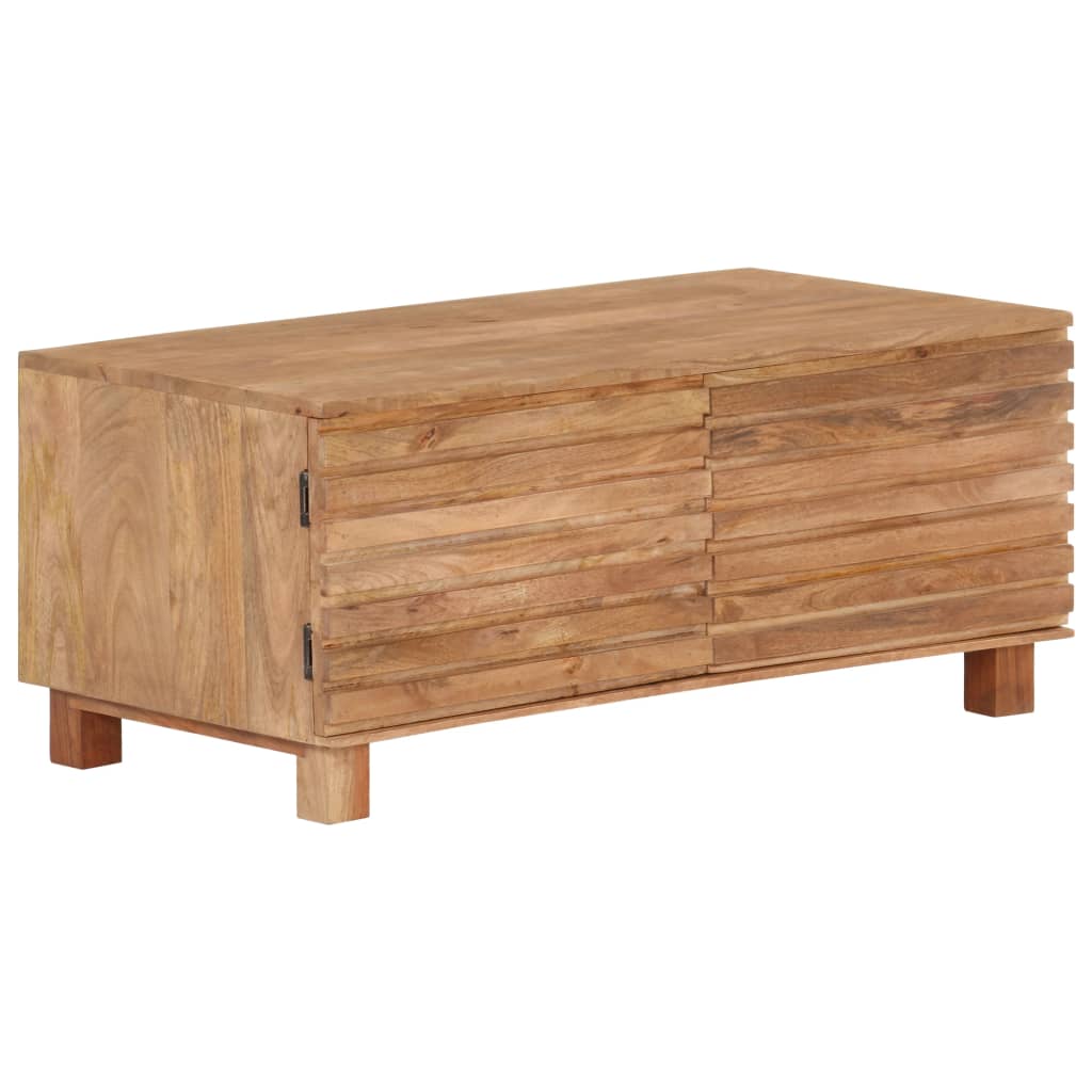 Sohvapöytä 90x50x40 cm täysi mangopuu - Sisustajankoti.fi