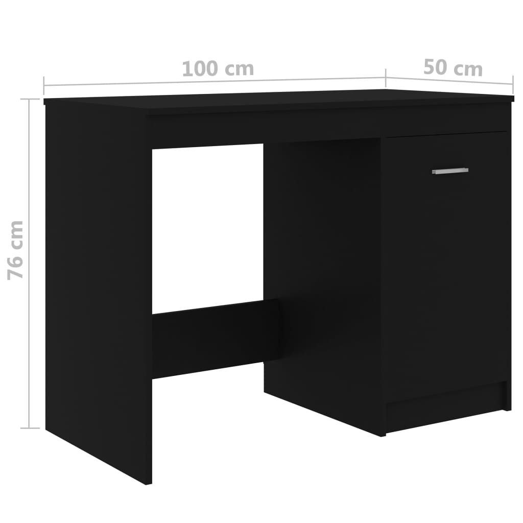 Työpöytä musta 140x50x76 cm - Sisustajankoti.fi