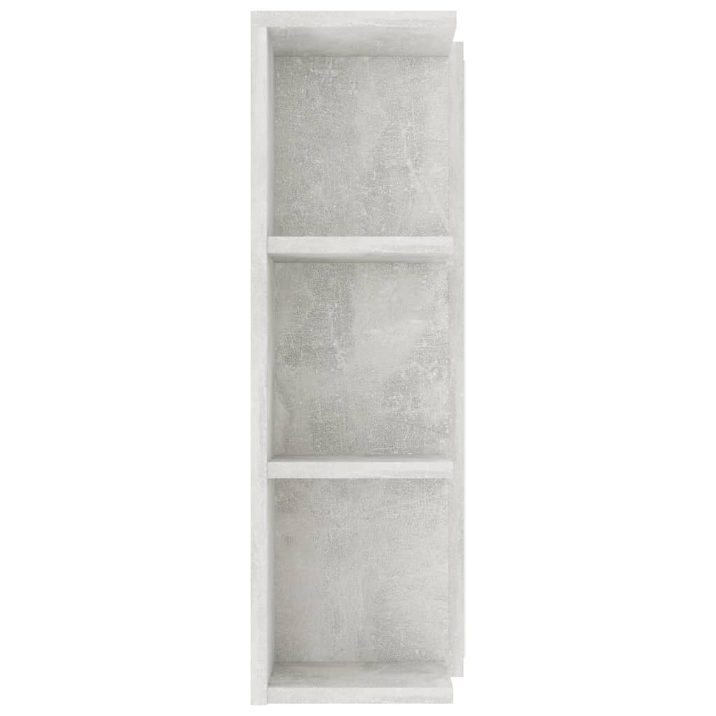 Kylpyhuoneen peilikaappi betoninharmaa 80x20,5x64 cm - Sisustajankoti.fi