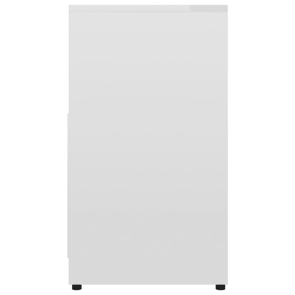Kylpyhuonekaappi korkeakiilto valkoinen 60x33x58 cm - Sisustajankoti.fi