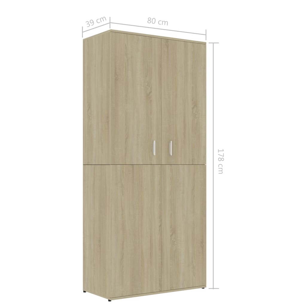 Kenkäkaappi tammi 80x39x178 cm - Sisustajankoti.fi