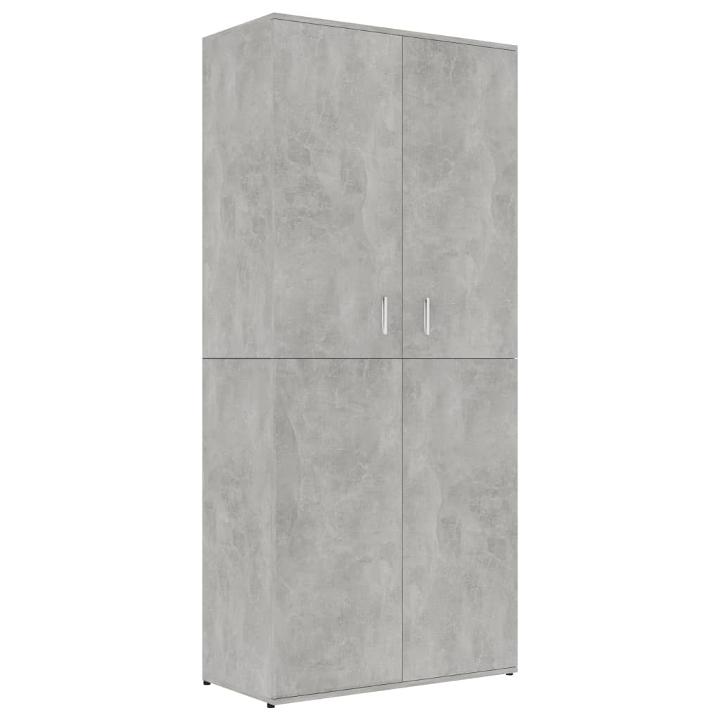 Kenkäkaappi betoninharmaa 80x39x178 cm - Sisustajankoti.fi