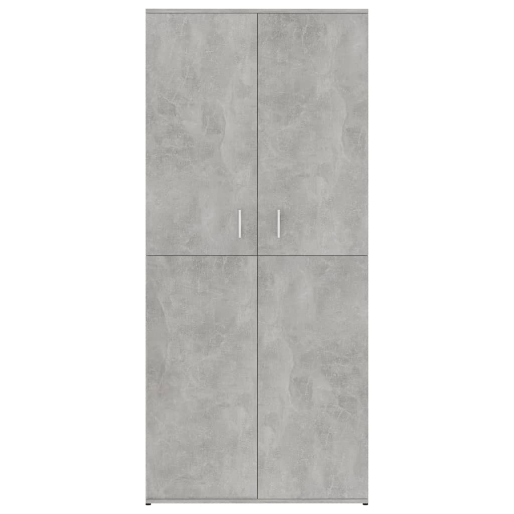 Kenkäkaappi betoninharmaa 80x39x178 cm - Sisustajankoti.fi