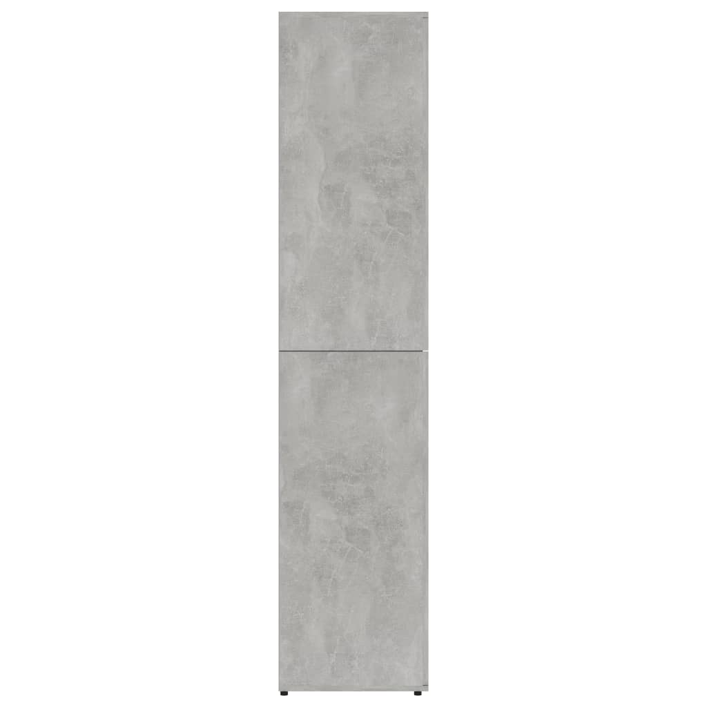 Kenkäkaappi betoninharmaa 80x39x178 cm - Sisustajankoti.fi