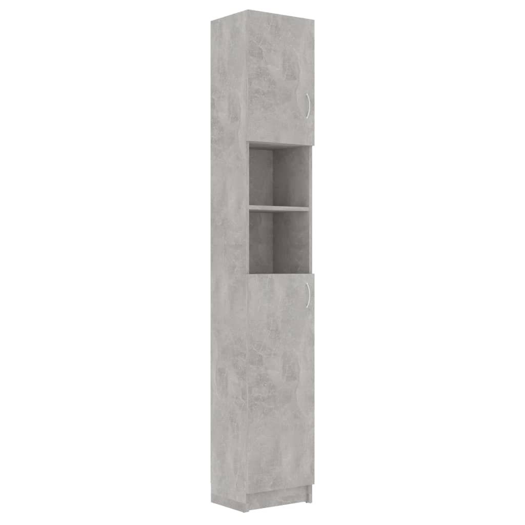 Kylpyhuonekaappi betoninharmaa 32x25,5x190 cm - Sisustajankoti.fi