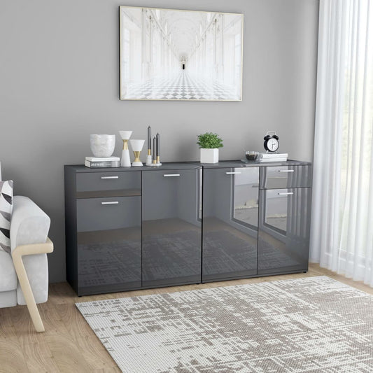 Senkki korkeakiilto harmaa 160x36x75 cm - Sisustajankoti.fi
