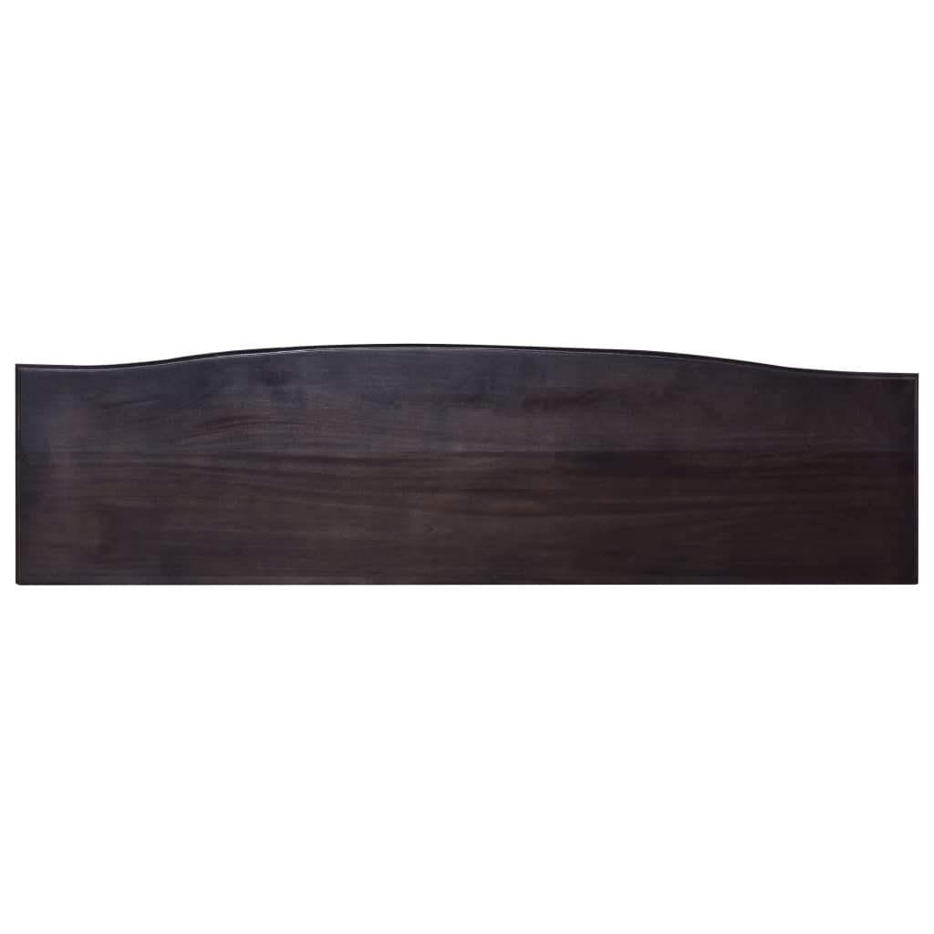 Konsolipöytä vaalea musta kahvi 120x30x75 cm täysi mahonki - Sisustajankoti.fi
