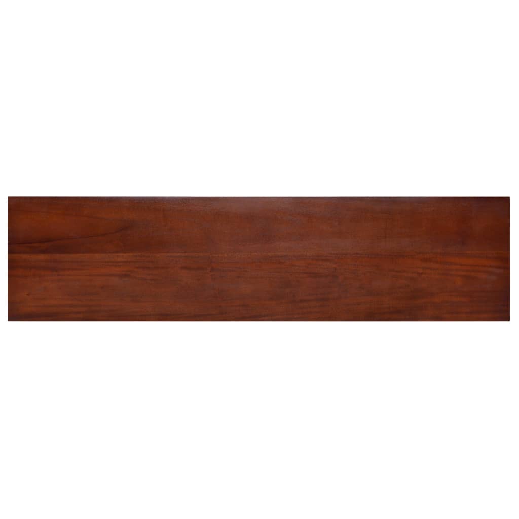 Konsolipöytä klassinen ruskea 120x30x75 cm täysi mahonki - Sisustajankoti.fi