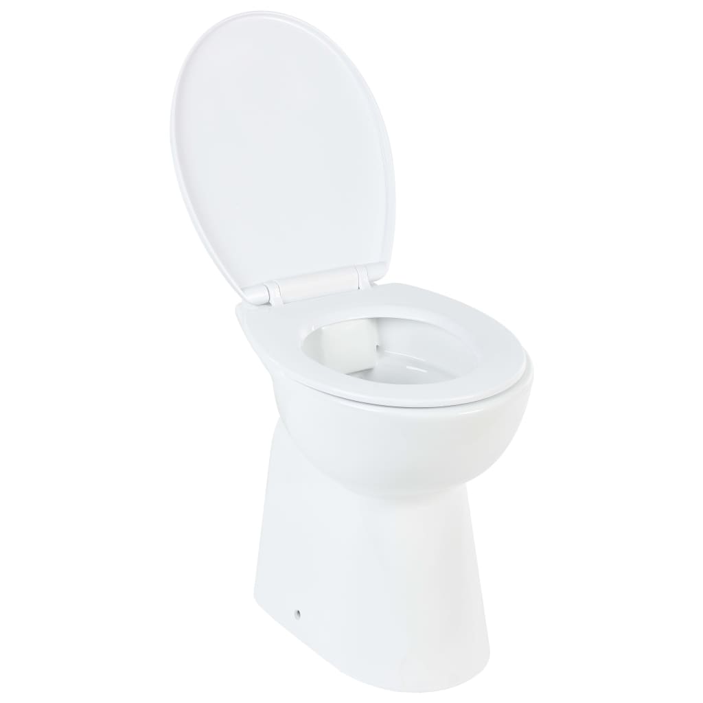 Korkea reunaton WC Soft Close 7 cm korkeampi keraaminen valk. - Sisustajankoti.fi