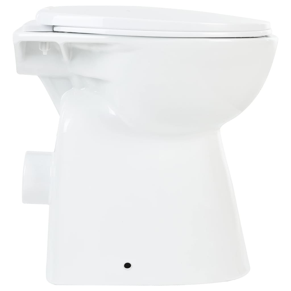 Korkea reunaton WC Soft Close 7 cm korkeampi keraaminen valk. - Sisustajankoti.fi