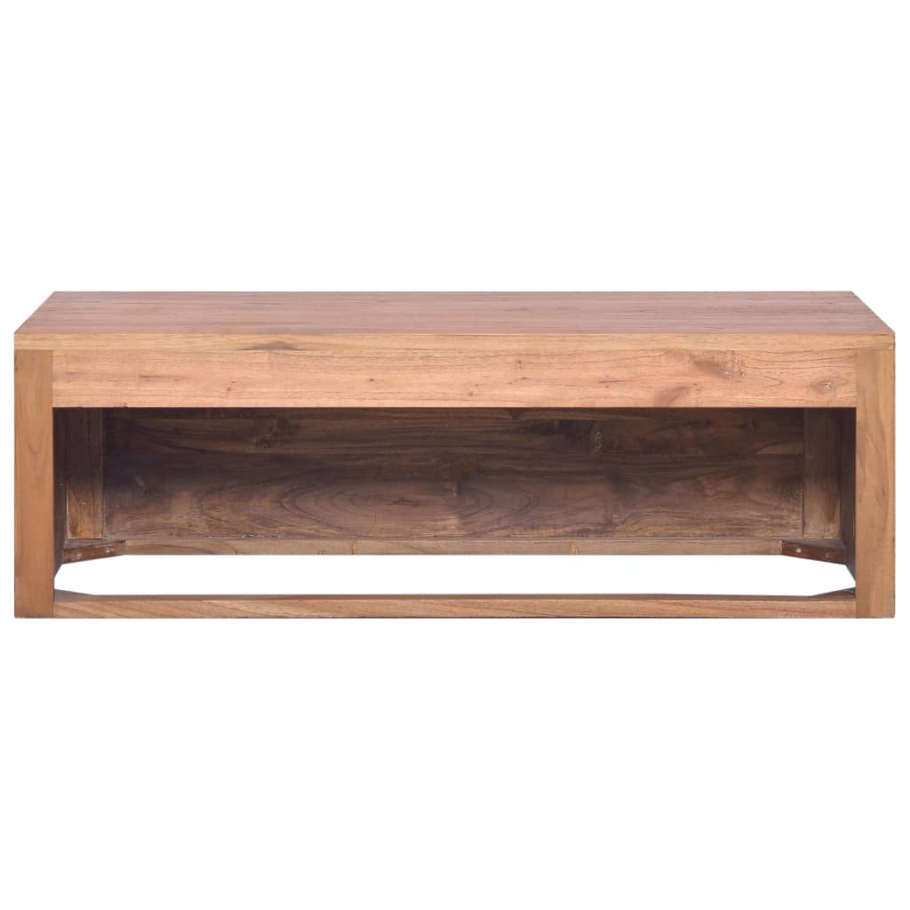 Seinäkiinnitettävä kylpyhuoneen kaappi 90x45x30 cm täysi tiikki - Sisustajankoti.fi
