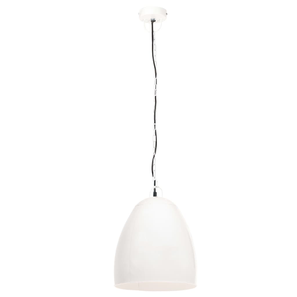 Teollistyylinen riippuvalaisin 25 W valkoinen pyöreä 42 cm E27 - Sisustajankoti.fi