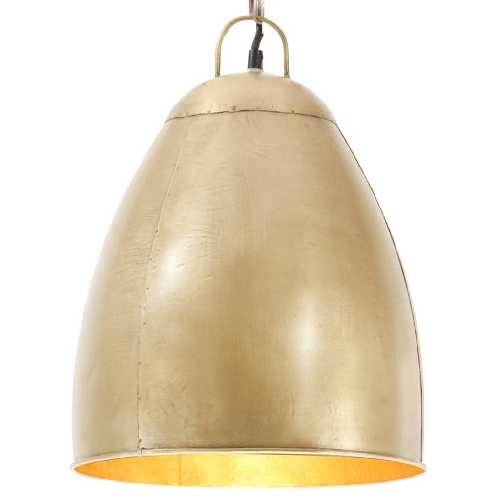 Teollistyylinen riippuvalaisin 25 W messinki pyöreä 32 cm E27 - Sisustajankoti.fi