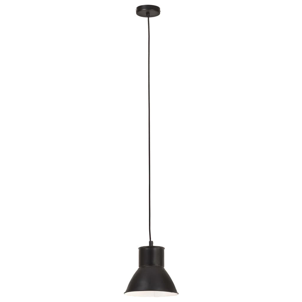 Riippuvalaisin 25 W musta pyöreä 17 cm E27 - Sisustajankoti.fi