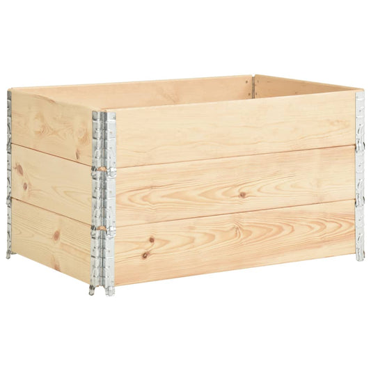 Korotetut kukkalaatikot 3 kpl 50x100 cm täysi mänty - Sisustajankoti.fi
