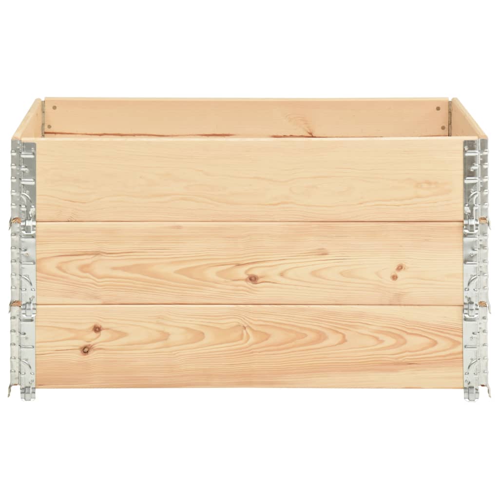 Korotetut kukkalaatikot 3 kpl 50x100 cm täysi mänty - Sisustajankoti.fi