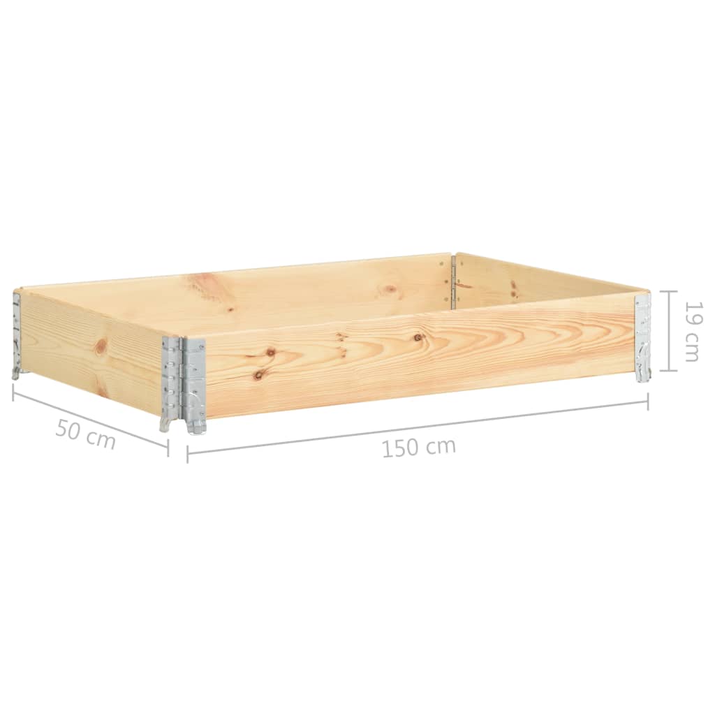 Korotettu kukkalaatikko 50x150 cm täysi mänty - Sisustajankoti.fi