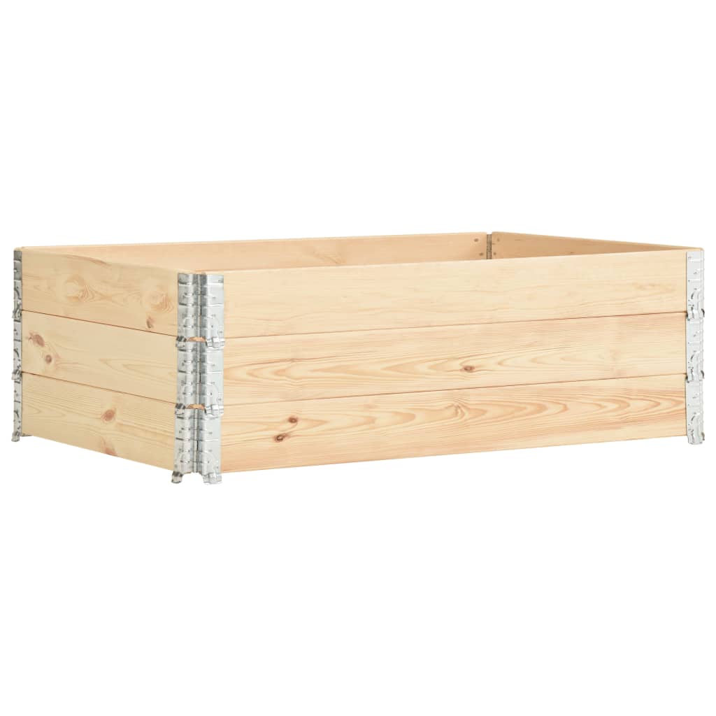 Korotetut kukkalaatikot 3 kpl 50x150 cm täysi mänty - Sisustajankoti.fi