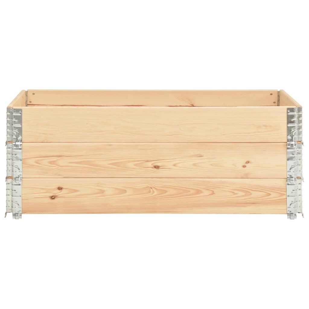 Korotetut kukkalaatikot 3 kpl 50x150 cm täysi mänty - Sisustajankoti.fi