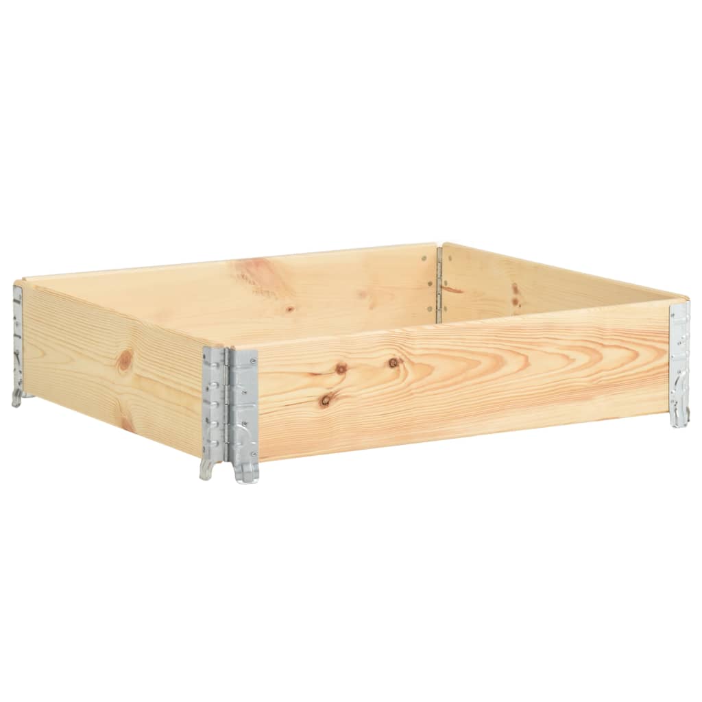 Korotettu kukkalaatikko 100x100 cm täysi mänty - Sisustajankoti.fi