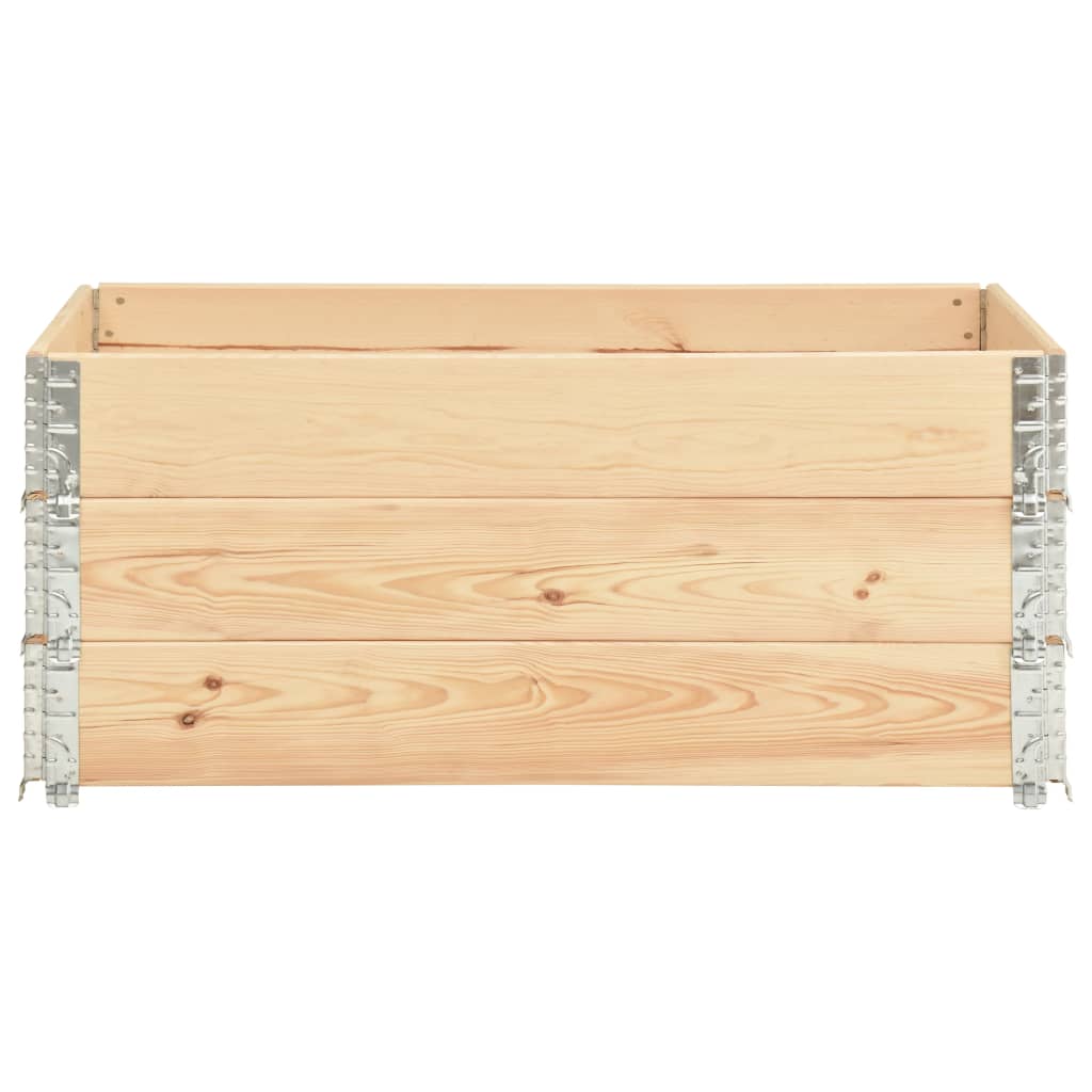 Korotetut kukkalaatikot 3 kpl 100x150 cm täysi mänty - Sisustajankoti.fi