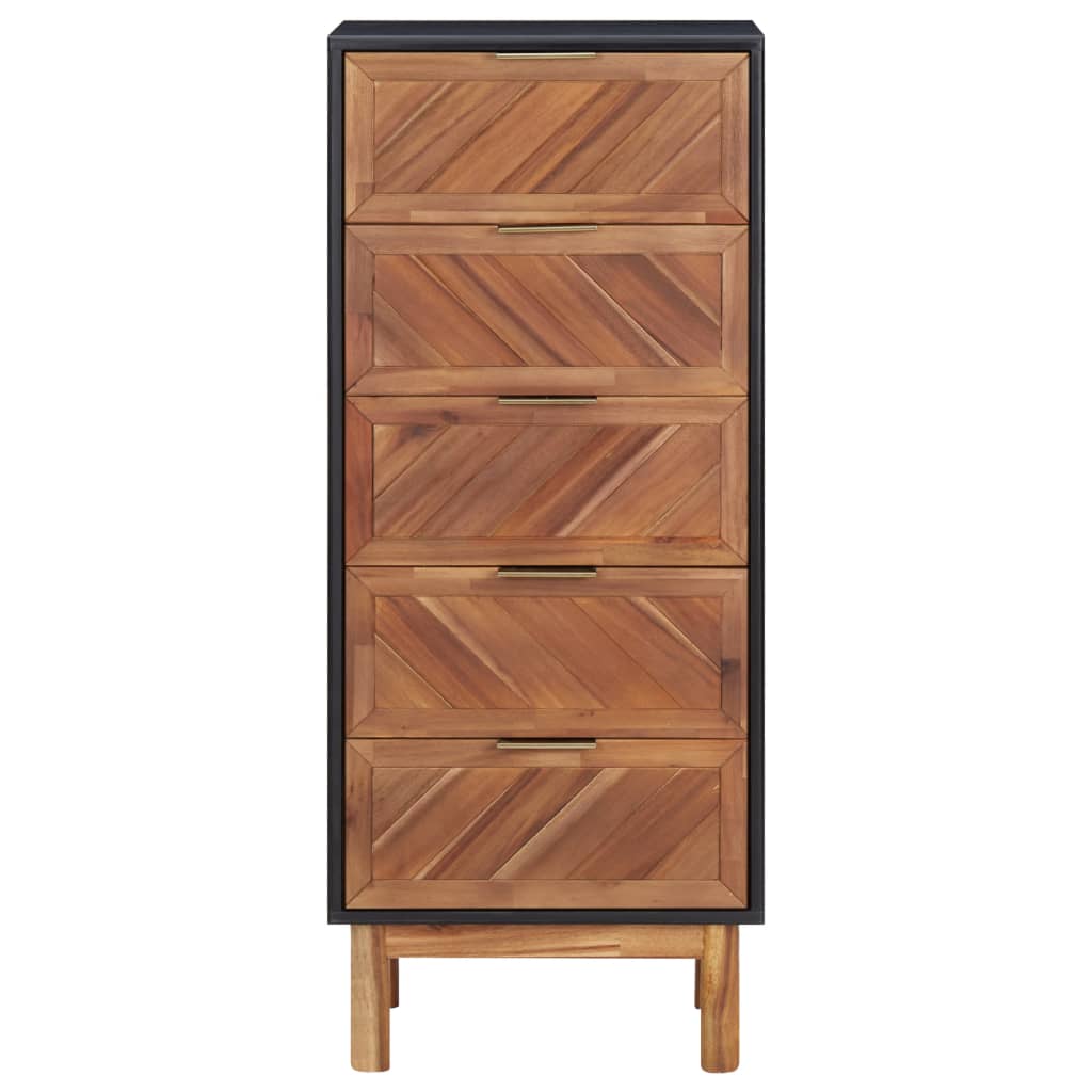 Senkki 45x32x115 cm täysi akaasiapuu ja MDF - Sisustajankoti.fi