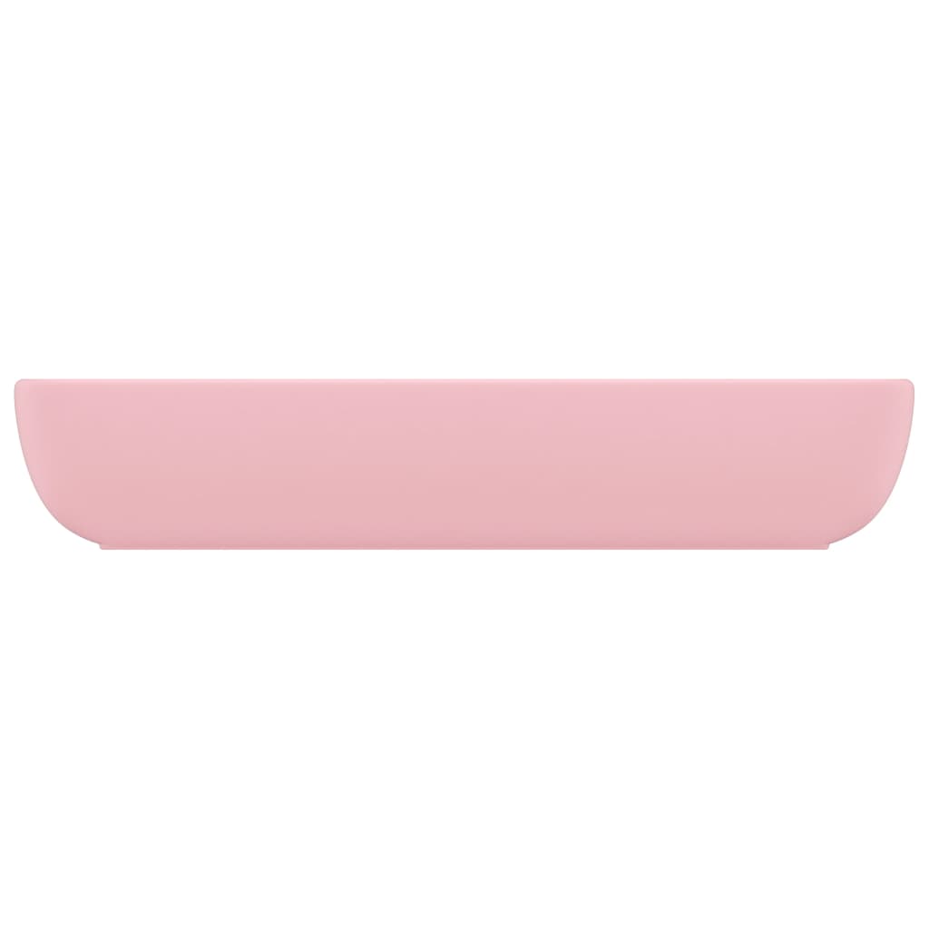 Ylellinen pesuallas suorakaide matta pinkki 71x38 cm keraami - Sisustajankoti.fi