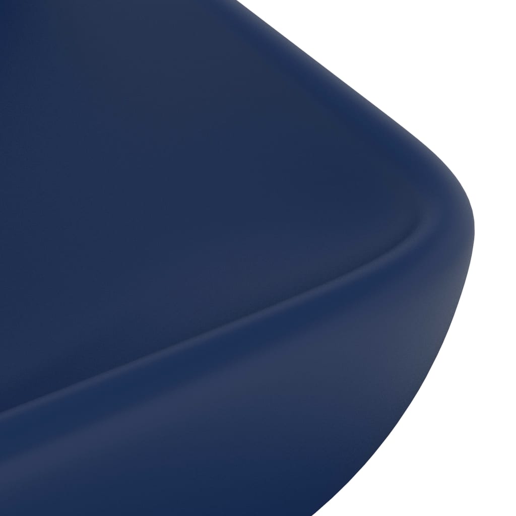 Ylellinen pesuallas suorakaide matta tummansininen 71x38 cm - Sisustajankoti.fi