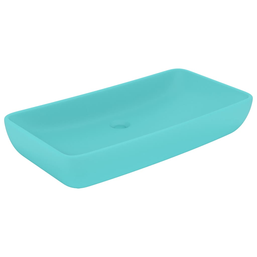 Ylellinen pesuallas suorakaide matta vaaleanvihreä 71x38 cm - Sisustajankoti.fi