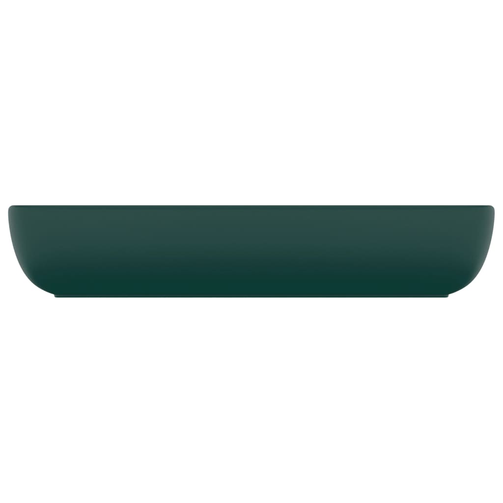 Ylellinen pesuallas suorakaide matta tummanvihreä 71x38 cm - Sisustajankoti.fi