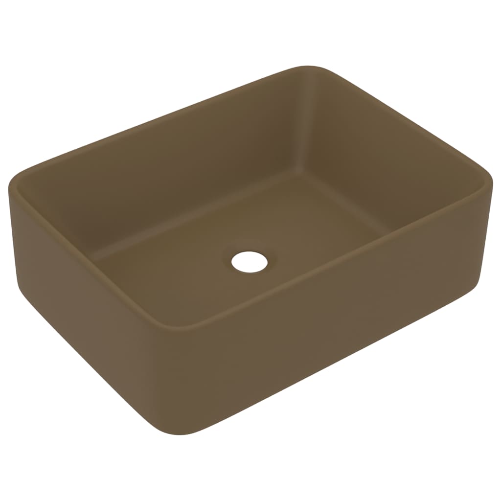 Ylellinen pesuallas matta kerma 41x30x12 cm keraaminen - Sisustajankoti.fi