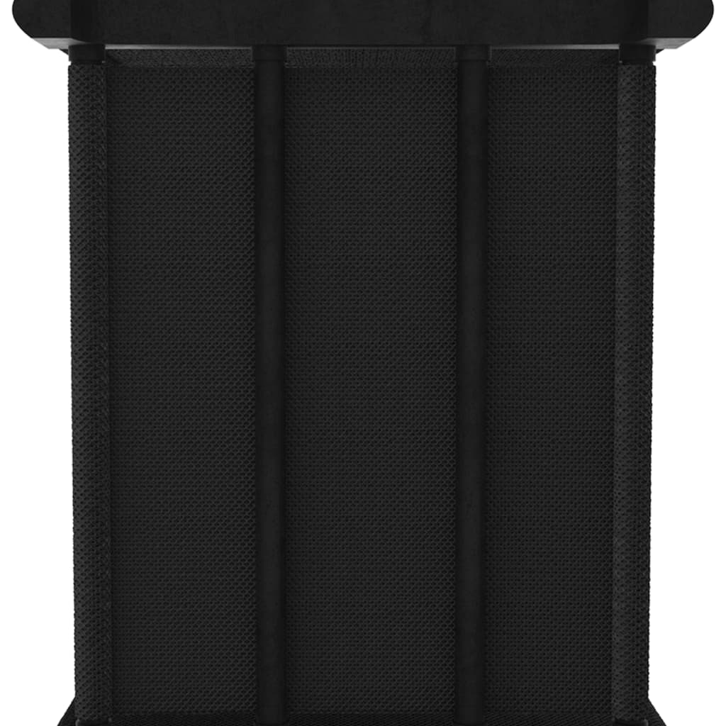 12 kuution esittelyhylly + laatikot musta 103x30x141 cm kangas - Sisustajankoti.fi