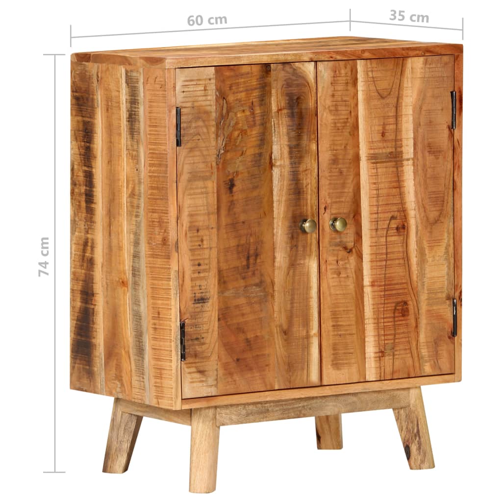 Senkki 60x35x74 cm karkea mangopuu - Sisustajankoti.fi