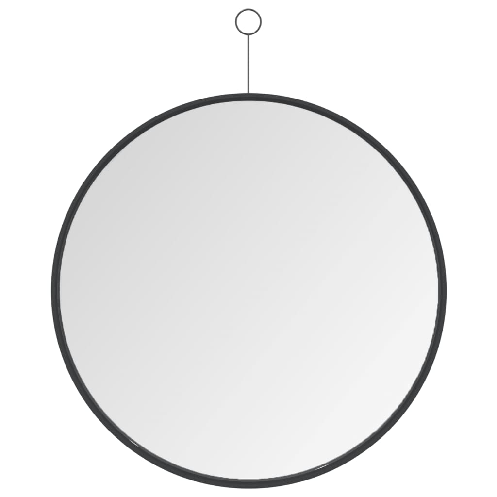 Riippuva peili koukulla 50 cm musta - Sisustajankoti.fi
