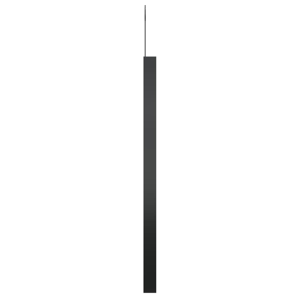 Riippuva peili koukulla 50 cm musta - Sisustajankoti.fi