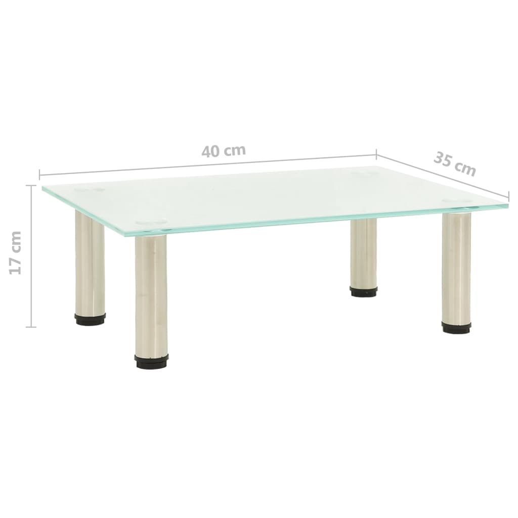 TV-taso himmeä 40x35x17 cm karkaistu lasi - Sisustajankoti.fi
